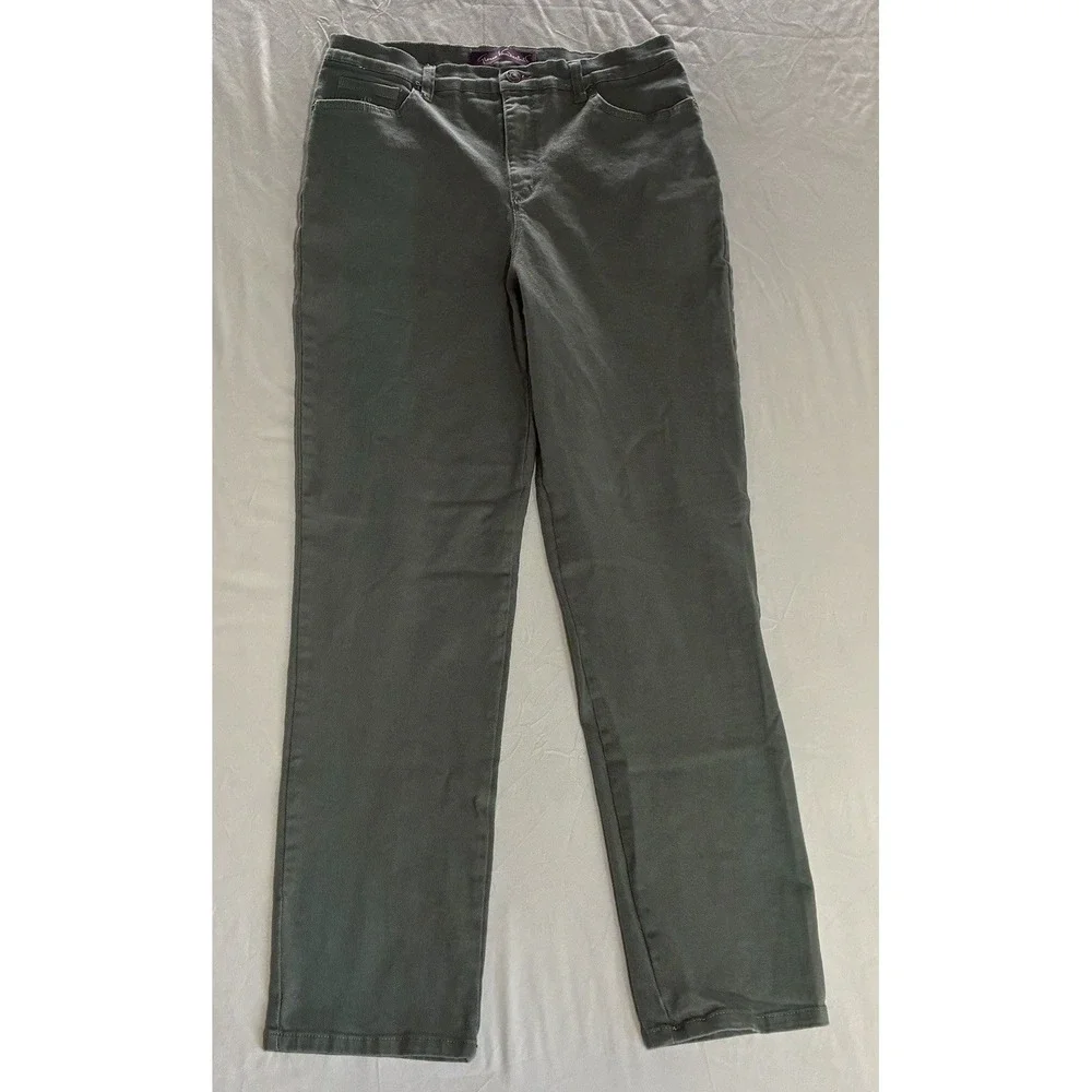 Gloria Vanderbilt Women's Jeans,‎ Soft Green, Amanda Regular For Size 12